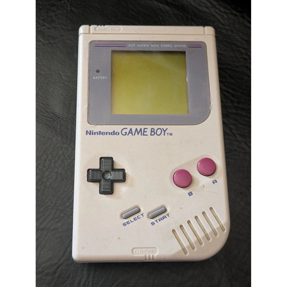 Nintendo Game Boy DMG-01 Console Gray Handheld Tetris Bundle Working